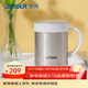 虎牌（TIGER）保溫杯茶濾網(wǎng)杯辦公型馬克杯真空杯水杯 CWM-A035 350ml 金灰色NN 350ml