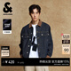 杰克·瓊斯（JACK&JONES）26年春季外套男士裝寬松潮流休閑品質(zhì)夾克撞色翻領(lǐng)原色牛仔外套男 A13 深牛仔藍-1 2XL 190
