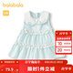巴拉巴拉寶寶連衣裙嬰兒裙子兒童公主裙女童夏裝甜美氣質(zhì)清爽時(shí)尚 粉藍80086 100