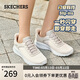 斯凱奇（Skechers）閃穿鞋女鞋一腳蹬軟底輕便健步鞋舒適跑步鞋休閑運動(dòng)鞋117504