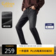 卡賓【梭織彈力黑?！颗Ｗ醒澞写姿崤Ｗ忻媪鲜孢m高彈透氣性強秋季長(cháng)褲