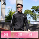 adidas簡(jiǎn)約三條紋跑步運動(dòng)立領(lǐng)夾克外套男裝秋季阿迪達斯官方   黑色/白（推薦選大一碼）   M