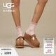 UGG春季女士時(shí)尚舒適炫金系列厚底休閑瑪麗珍鞋 1167550CHE|栗色 38