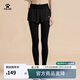 卡爾美（KELME）假兩件緊身褲女2025秋季新品防走光健身褲修身顯瘦彈力瑜伽運動(dòng)褲 瑪瑙黑 2XL