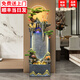 雅風(fēng)南筑高山流水擺件循環(huán)水景客廳辦公室風(fēng)水輪招財假山噴泉喬遷開(kāi)業(yè)禮品 翠松金嶺小號【高山流水】