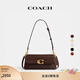 蔻馳（COACH）女士JET單肩包牛皮革真皮斜挎包春季高級感女包 B4/楓棕色 楓棕色