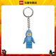 樂(lè )高（LEGO）米奇米妮唐老鴨黛西人仔鑰匙扣鏈積木禮物掛件 853666 鯊魚(yú)人鑰匙扣