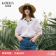 歌莉婭女裝襯衫春裝洋氣法式職業(yè)裝氣質(zhì)正裝制服襯衣小衫上衣1C3C3D050 03W本白 L