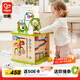 Hape【歐盟品質(zhì)】六面體早教盒子繞珠配對滾珠 益智玩具兒童禮物 開(kāi)心農場(chǎng)游戲盒 1-3Y E1810