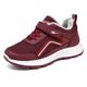 雙星八特女鞋春款鞋子女健步鞋軟底加厚防滑中老年媽媽鞋休閑鞋運動(dòng)鞋女 店鋪爆款性?xún)r(jià)比高福運棗紅-女 加絨 40