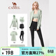 駱駝（CAMEL）瑜伽服套裝女晨跑戶(hù)外運動(dòng)服修身透氣健身服五件套 YK22255493