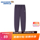 Skechers斯凱奇兒童休閑運動(dòng)褲秋冬童裝衛褲男女加絨保暖舒適褲子L425K117 常規/醬酒紅色/04YG 150