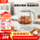 北鼎【無(wú)膠水】養生壺中藥壺多功能養生壺恒溫壺迷你玻璃煮茶器煮茶壺燒水壺1.5L K123本白色
