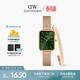 丹尼爾惠靈頓（DanielWellington）DW小綠表手表手鐲套裝小眾輕奢石英歐美腕表送女友生日禮物