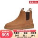 UGG美版NEUMEL紐姆系列秋冬時(shí)尚百搭男靴保暖毛絨短筒加厚靴切爾西 1121644-CHE-栗色-CHELSEA 42