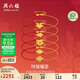 周六福玲瓏福至黃金手鏈足金手繩葫蘆A0724561約1.54g 16+3cm生日禮物