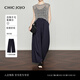 CHIC JOJO【陽(yáng)臺外交官】氣球褲丨休閑褲女26夏新款藏青寬松時(shí)髦西褲 霧海藍 S (26)