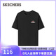 斯凱奇（Skechers）T恤男女同款短袖夏季寬松圓領(lǐng)上衣涼感透氣休閑運動(dòng)衫L225U197