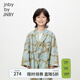jnby by JNBY江南布衣童裝環(huán)保休閑西裝手繪圖案舒適春男女童兒童1O3711800 461/雜灰藍 160 cm