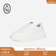 ASH【明星同款】2025女鞋IMPULS時(shí)尚松糕底小個(gè)子增高厚底小白鞋 白色 36 （腳瘦拍小一碼）