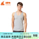銅牛內衣 四季常規基礎打底衫汗衫 男 棉質(zhì) 羅紋工字運動(dòng)背心NB005 10花灰 2XL (180/105)