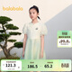 巴拉巴拉兒童連衣裙2024夏裝大童女童裙子國風(fēng)紗裙甜美泡泡袖208224111065