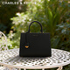 CHARLES&KEITH吊牌大容量托特包手提單肩送媽媽包包女包生日禮物CK2-50160152 Black黑色 L
