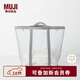 MUJI MUJI 錦綸網(wǎng)眼洗衣籃 臟衣籃 臟衣簍 MAC3CC3A 原色 長(cháng)40×寬24×高39ｃｍ