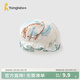 童泰（TONGTAI）嬰兒帽子純棉紗布新生兒胎帽初生寶寶護囟門(mén)花苞帽外出防風(fēng)帽 小鹿 0-3個(gè)月