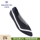 MALOVE MZ王妃鞋春季新款編織通勤工作鞋職業(yè)舒適尖頭平底單鞋女 黑白條（腳寬建議拍大一碼） 37
