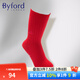 百富百富 男士長(cháng)襪高支紗輕便棉針織高筒襪商務(wù)運動(dòng)長(cháng)襪男襪子9007C 9007C紅色 均碼