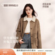 香影【咩咩絨】?jì)擅娲淦そq外套女2025秋冬新款皮毛一體仿生皮草 焦糖色 M