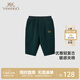 英氏（YEEHOO）【商場(chǎng)同款】?jì)和锒澴幽型瘖A棉燈芯絨休閑褲長(cháng)褲 暗綠色 100 cm（建議身高90-100cm）
