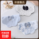 新款ins寶寶口水巾嬰兒小圍嘴A類(lèi)純棉紗布防水新生兒圍兜男寶圍脖 雙面紗布防水圍嘴【三條裝C組】