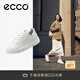 愛(ài)步（ECCO）板鞋女 防水透氣科技厚底休閑鞋 街頭720系列209763 HL 白色20976301007 37