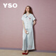 YSO【禮物系列】睡衣女夏季冰絲波點(diǎn)兩件套舒適甜美家居服套裝  M