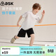 ASK JUNIOR男童運動(dòng)套裝夏季兒童薄款快干T恤+短褲中大童網(wǎng)球服兩件套  170