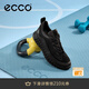 愛(ài)步（ECCO）老爹鞋男 休閑運動(dòng)鞋男士復古跑步鞋風(fēng)琴鞋 靈動(dòng)525254 HL 黑色52525451094 42
