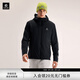 KAILAS凱樂(lè )石AT80運動(dòng)棉服男APEXHEAT棉保暖透氣防風(fēng)連帽夾克外套秋冬 赤黑 XL
