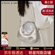 CinvaiKrose官方店小c&k單肩包包女包2026新款小手提斜挎包生日情人節520禮物 銀色Silver【送女友老婆女生禮物走心】