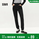 森馬（Semir）森柔|牛仔褲女冬季修身抓毛小腳褲顯瘦休閑潮流長(cháng)褲103724124010