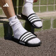 adidas ADILETTE SHOWER休閑實(shí)用舒適拖鞋男女阿迪達斯官方輕運動(dòng) 黑/白 (偏小，推薦買(mǎi)大1碼)   44.5