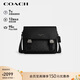 蔻馳（COACH）【品牌直供】男士RACER中號單肩斜挎包黑色 CT716