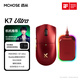 邁從（MCHOSE）K7 Ultra無(wú)線(xiàn)鼠標輕量化游戲電競辦公有線(xiàn)/2.4G/藍牙三模連接 PAW3950傳感器8K磁吸無(wú)線(xiàn)充 K7 Ultra 紅金