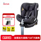 AVOVA兒童安全座椅360度旋轉0-4-7歲寶寶椅汽車(chē)用小旋風(fēng)i-Size考拉灰