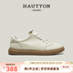 皓頓（HAUT TON）男鞋時(shí)尚休閑鞋頭層牛皮2026夏季透氣新款板鞋運動(dòng)小白鞋子 XB186