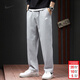 耐克（NIKE）男褲子 2026春季季新款戶(hù)外徒步保暖運動(dòng)褲休閑跑步寬松針織長(cháng)褲 灰色針織薄款/直筒/曬圖退5 L (175/80A)