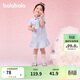 巴拉巴拉童裝兒童連衣裙女童寶寶裙子夏裝2025學(xué)院polo裙繡花208225111020