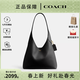 蔻馳（COACH）女士時(shí)尚潮流百搭精致單肩手提包腋下半月包 黑色CU068B4BK