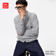 優(yōu)衣庫男裝女裝衛衣/長(cháng)袖運動(dòng)衫圓領(lǐng)休閑純色479797 475377 479797/06鉛灰色 L